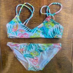 Tropical Floral Kids Bikini